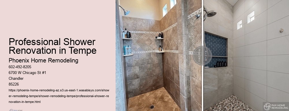 Professional Shower Renovation in Tempe