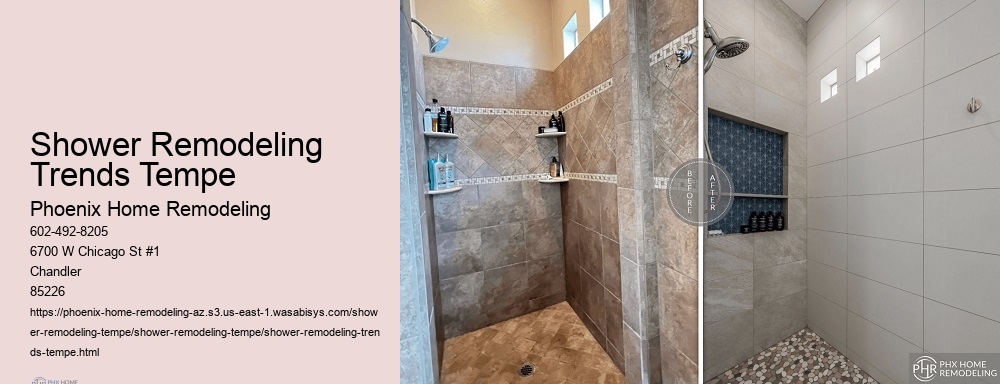 Shower Remodeling Trends Tempe