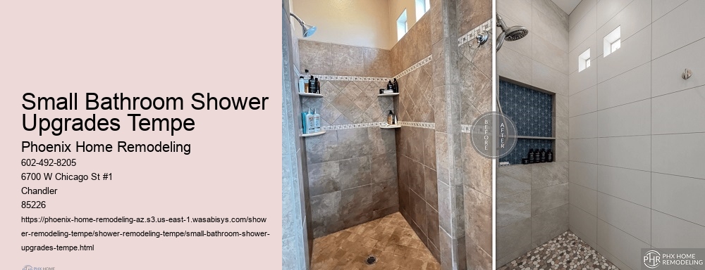 Small Bathroom Shower Upgrades Tempe