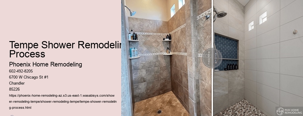 Tempe Shower Remodeling Process