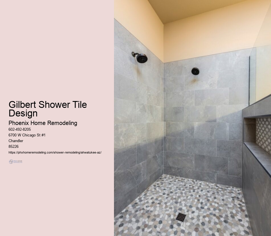 How do I maintain my new shower tiles in Ahwatukee