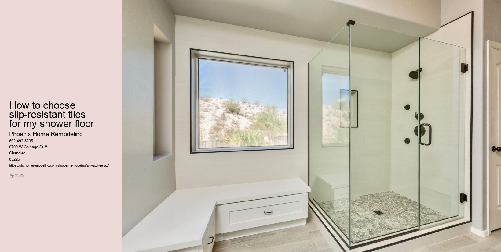 Should I do the same tile on the floor as the shower