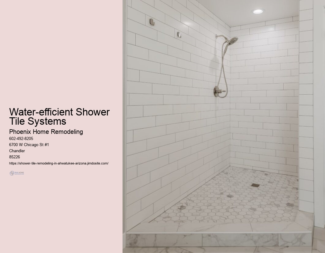 Can I customize my shower tile design in Ahwatukee