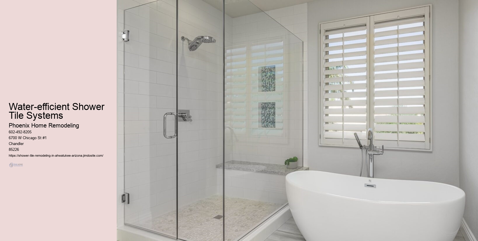 Trendy Shower Tile Designs Ahwatukee