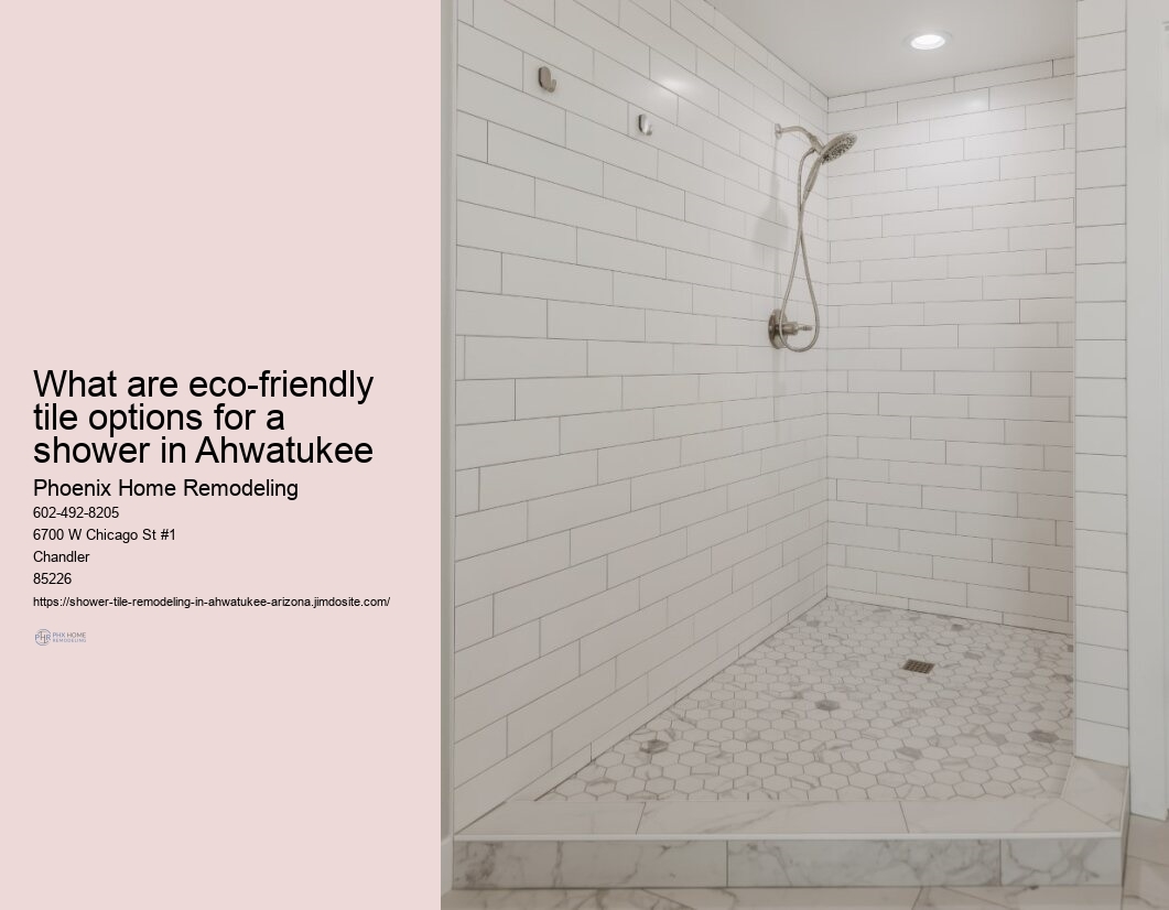 Energy-efficient Shower Tile Ahwatukee